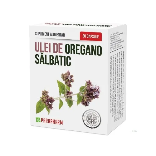 Supliment alimentar de ulei Oregano Salbatic, 30cps, Parapharm — preț și oferte