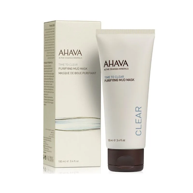 Masca purifianta cu namol Time to Clear, 100 ml, Ahava — preț și oferte
