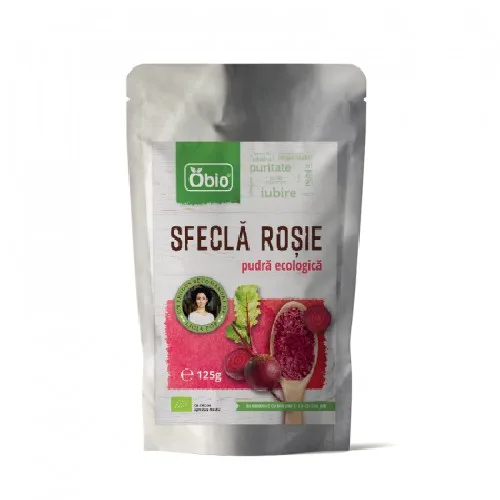 Sfecla Rosie Pudra Eco 125g Obio — preț și oferte