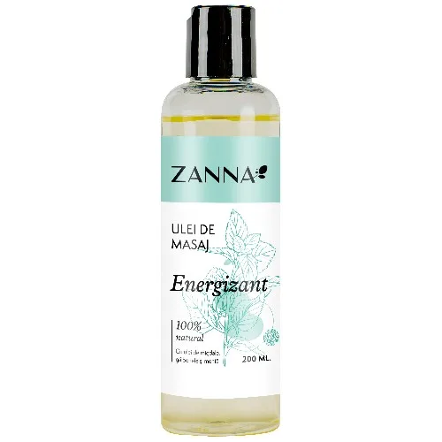 Ulei de masaj Energizant cu Lamaie si Menta, 200ml, Zanna — preț și oferte