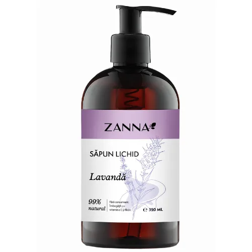 Sapun lichid cu Lavanda, 350ml, Zanna — preț și oferte