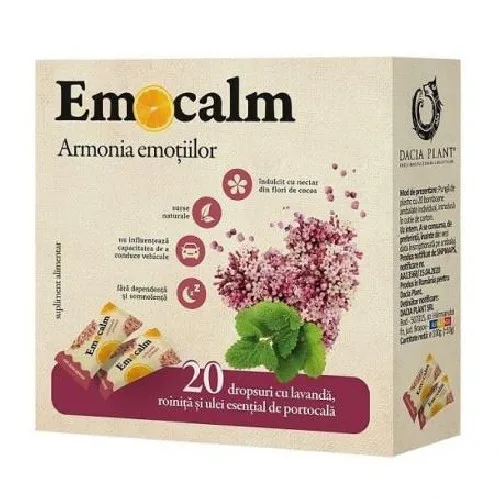 Emocalm 20dropsuri Dacia Plant — preț și oferte