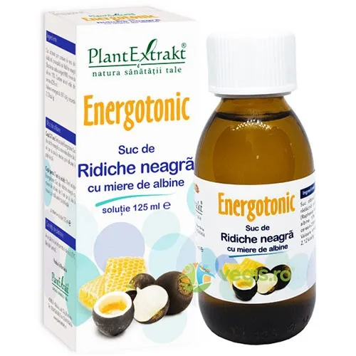 Energotonic Suc de Ridiche Neagra 125ml, Plantmed — preț și oferte