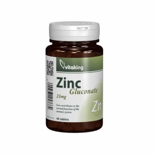 Gluconat de Zinc 25mg, 90cpr, Vitaking — preț și oferte