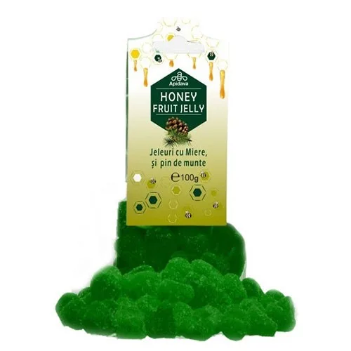 Jeleuri cu Miere si Pin de munte, 100g, Apidava — preț și oferte