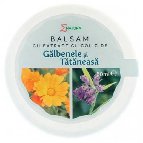 Balsam cu Galbenele si Tataneasa, 50 ml, Enatura — preț și oferte