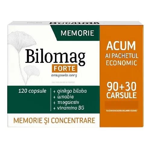 Bilomag Forte Memorie, 90+30cps, Zdrovit — preț și oferte