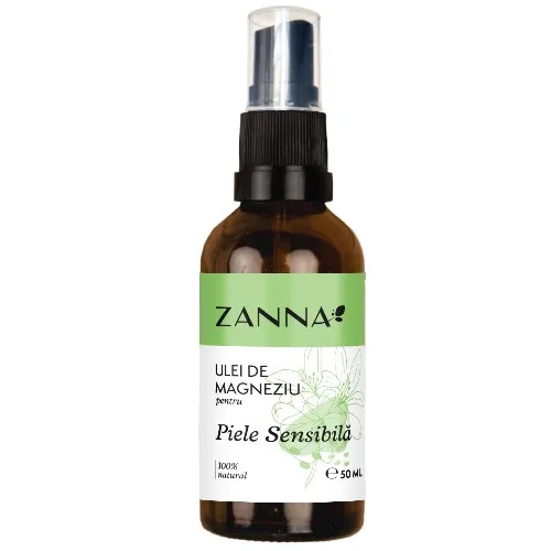 Ulei de magneziu pentru piele sensibila, 50ml, Zanna — preț și oferte