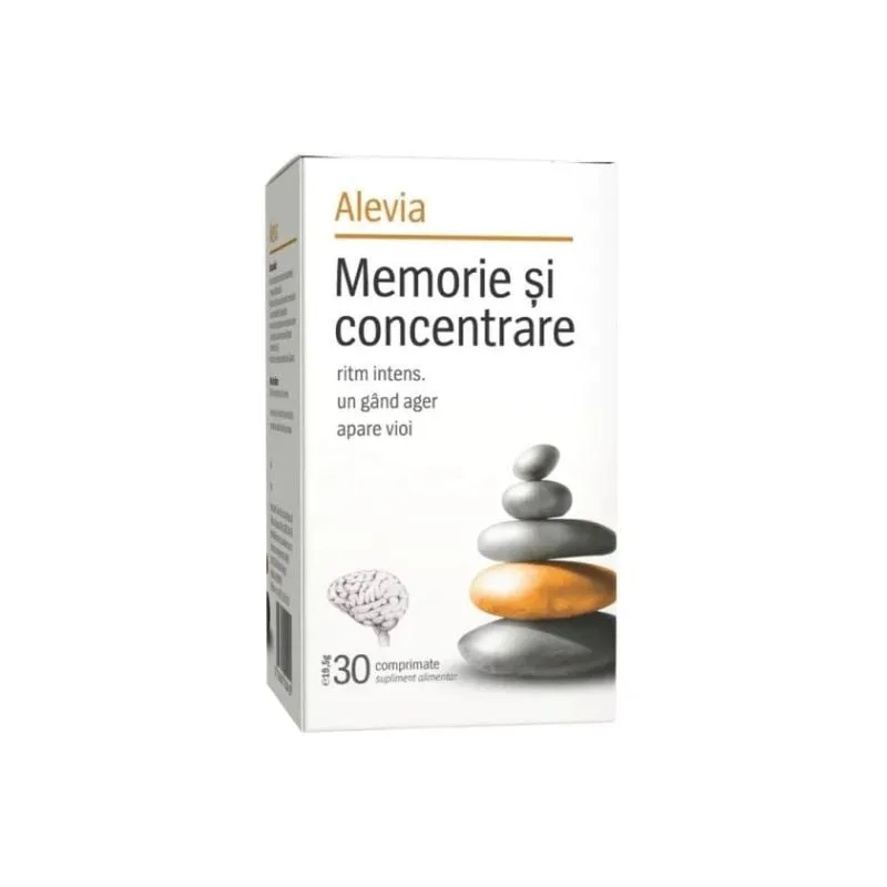 Memorie si concentrare, 30 comprimate, Alevia — preț și oferte