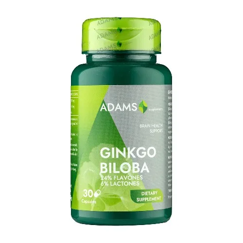 Ginkgo Biloba 24/6 30cps, Adams — preț și oferte