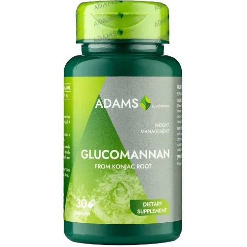 Glucomannan 450mg 30cps, Adams Supplements — preț și oferte