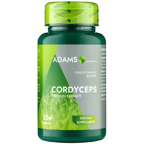 Cordyceps (Ciuperca Tibetana), 30cps, Adams Supplements — preț și oferte