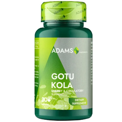Gotu Kola 400mg, 30cps, Adams Supplements — preț și oferte