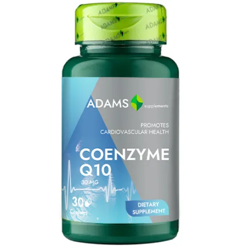 Coenzima Q10 30mg, 30cps, Adams Supplements — preț și oferte