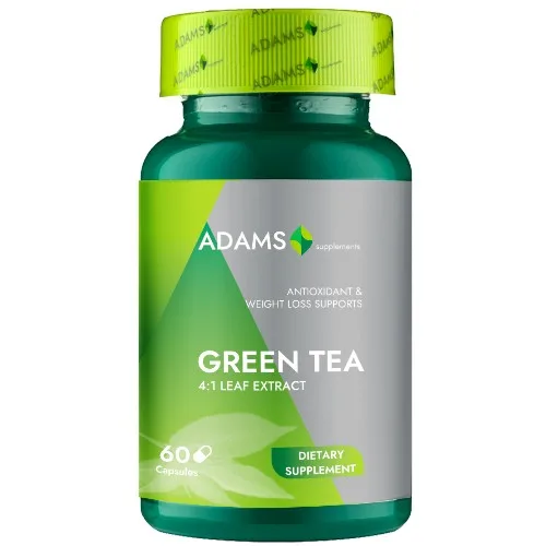 Green Tea (Ceai verde) 400mg, 60cps, Adams Supplements — preț și oferte