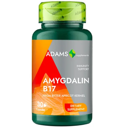 Amygdalin B17, 30cps, Adams Supplements — preț și oferte