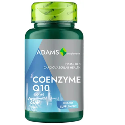 Coenzima Q10 100mg, 30cps, Adams Supplements — preț și oferte