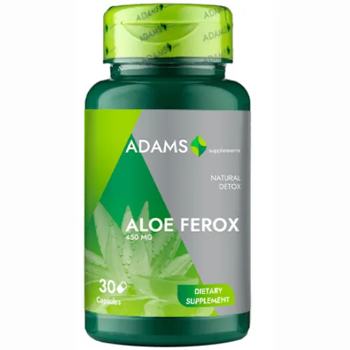 Aloe Ferox 450mg, 30cps, Adams Supplements — preț și oferte