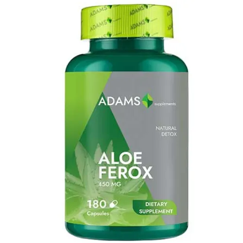 Aloe Ferox 450mg, 180cps, Adams Supplements — preț și oferte