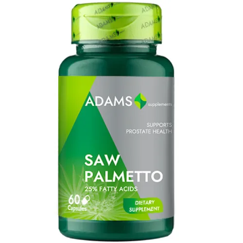 Saw Palmetto 500mg, 60cps, Adams Supplements — preț și oferte
