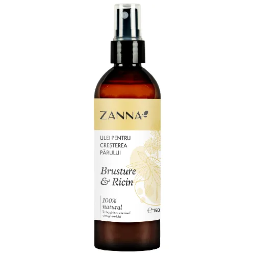 Ulei pentru cresterea parului cu Brusture si Ricin, 150ml, Zanna — preț și oferte