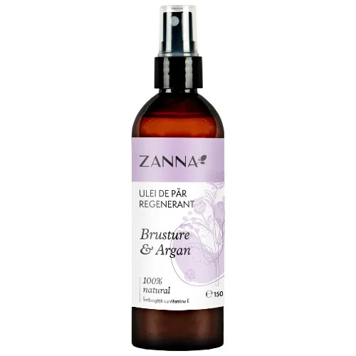 Ulei de par regenerant cu Brusture si Argan, 150ml, Zanna — preț și oferte