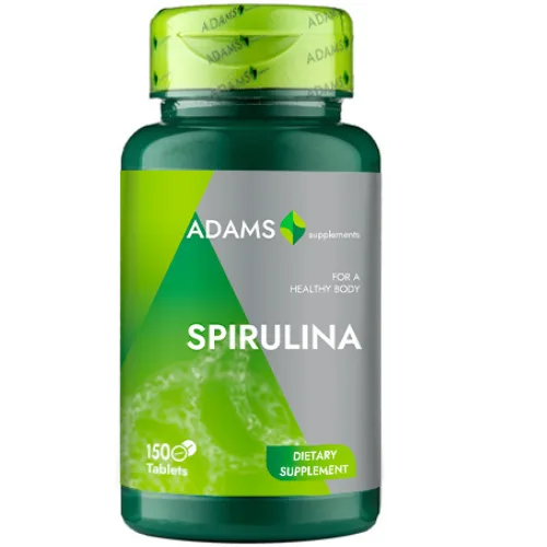 Spirulina 400mg, 150 tab, Adams Supplements — preț și oferte