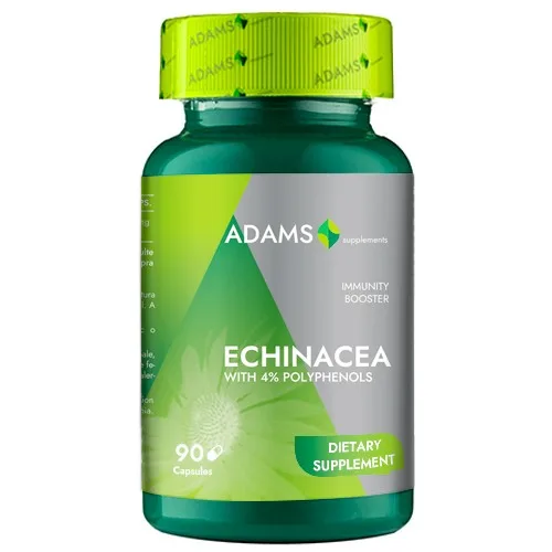 Echinacea 400mg, 90cps, Adams Supplements — preț și oferte