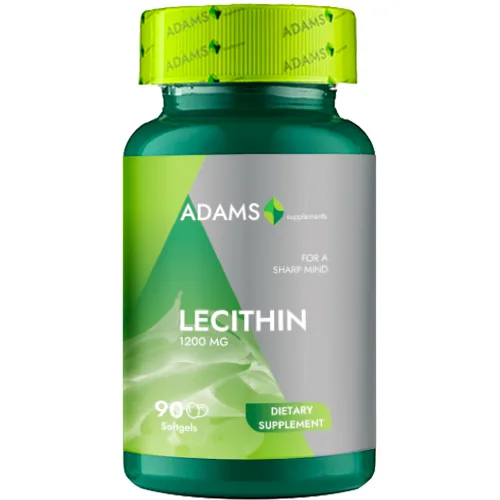 Lecitina 1200mg, 90cps, Adams Supplements — preț și oferte