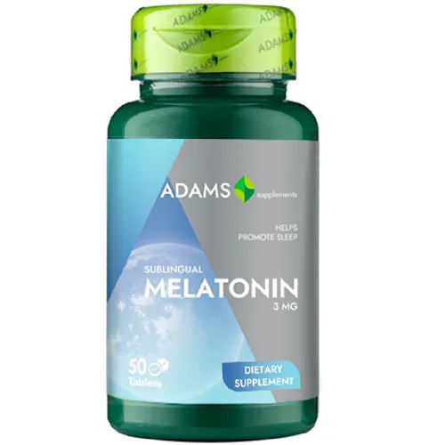 Melatonina 3mg, 50tab, Adams Supplements ADAMS VISION — preț și oferte