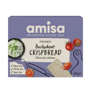Crispbread Hrisca, fara gluten, Eco, 120g, Amisa