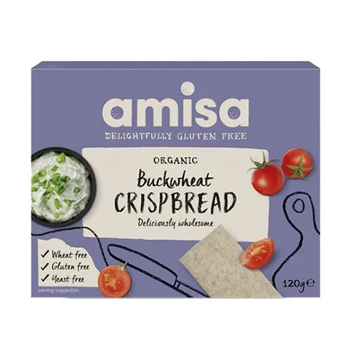 Crispbread Hrisca, fara gluten, Eco, 120g, Amisa — preț și oferte