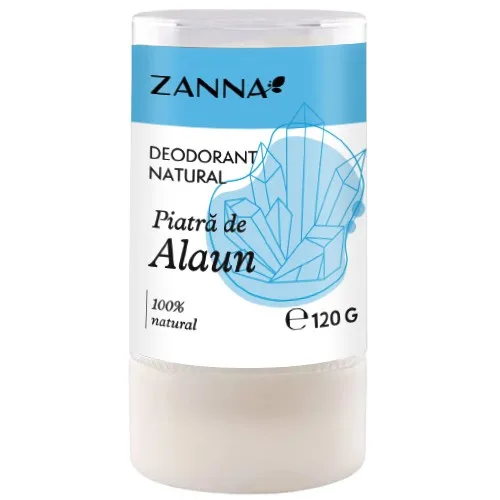 Deodorant stick din piatra de Alaun 120g, Zanna — preț și oferte