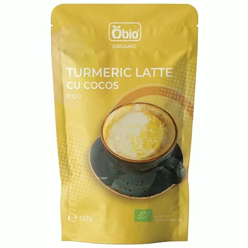 Turmeric Latte cu Cocos  Bio 125gr Obio — preț și oferte