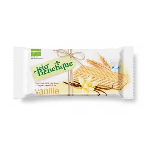 Napolitane cu Vanillie Bio 40gr Sly Diet — preț și oferte