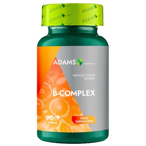 B-Complex, 90tab, Adams Supplements — preț și oferte