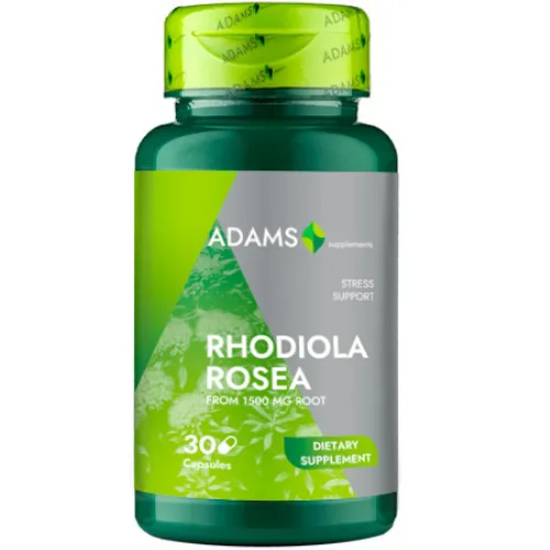 Rhodiola Rosea 1500mg 30cps, Adams — preț și oferte