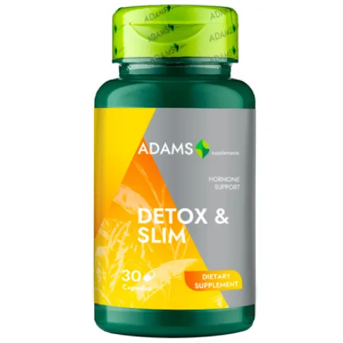 Detox & Slim, 30cps, Adams Supplements — preț și oferte