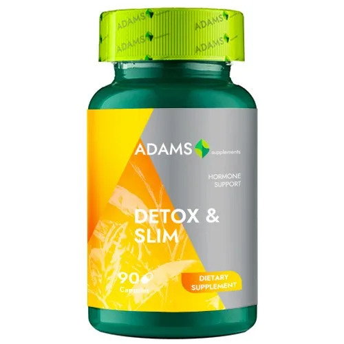 Detox & Slim, 90cps, Adams Supplements — preț și oferte