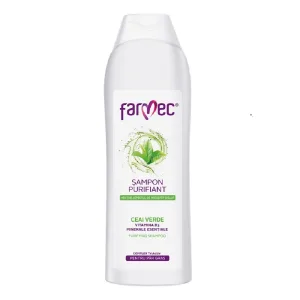 Sampon purifiant Ceai Verde, 400 ml, Farmec