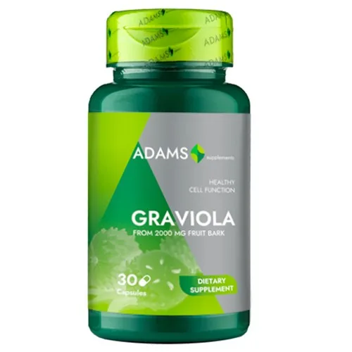 Graviola 500mg, 30cps, Adams Supplements — preț și oferte