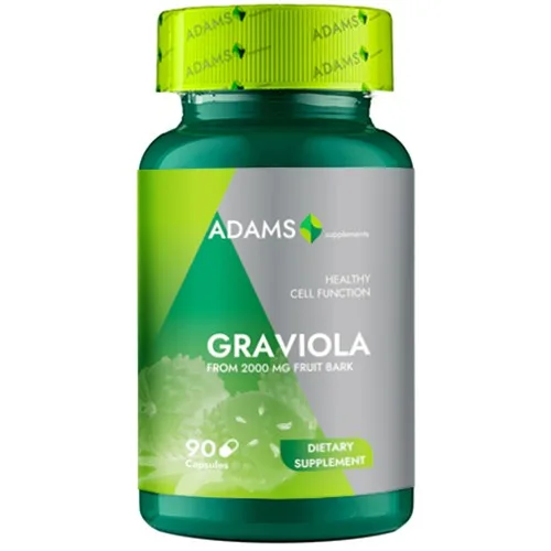 Graviola 500mg, 90cps, Adams Supplements — preț și oferte