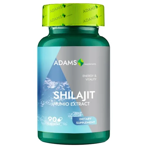 Shilajit Mumio 400mg, 90cps, Adams Supplements — preț și oferte