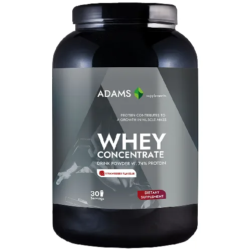 Concentrat proteic din zer (căpșuni). 908g, Adams Supplements — preț și oferte