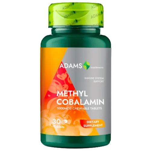Metilcobalamina 1000mcg, 30tab, Adams Supplements — preț și oferte