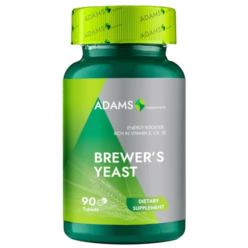 Brewer Yeast Drojdie de bere, 90tab, Adams Supplements — preț și oferte