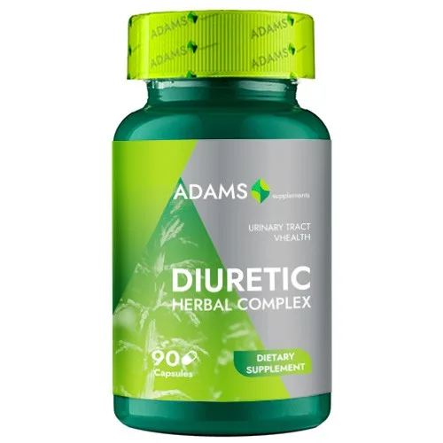 Diuretic Herbal Complex, 90cps, Adams Supplements — preț și oferte