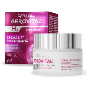 Crema lift regeneranta de noapte 30+ H3 Evolution, 50 ml, Gerovital