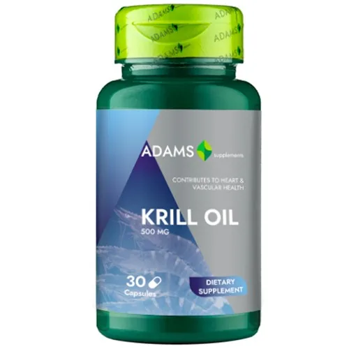 Krill oil 500mg, 30cps, Adams Supplements — preț și oferte