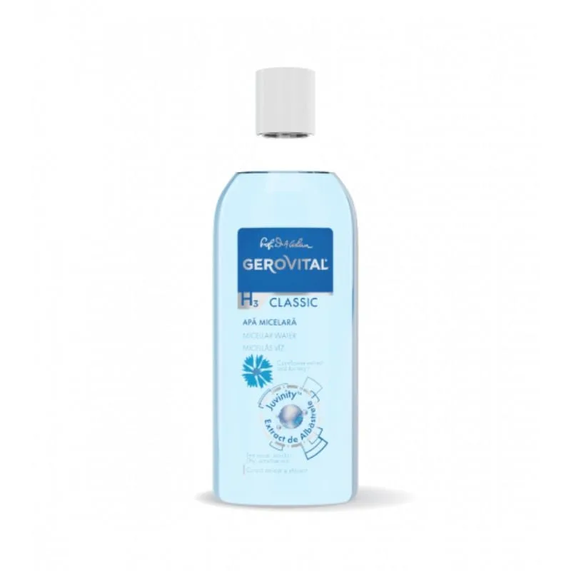 Apa micelara cu albastrele si juvinity H3 Classic, 400ml, Gerovital FARMEC — preț și oferte